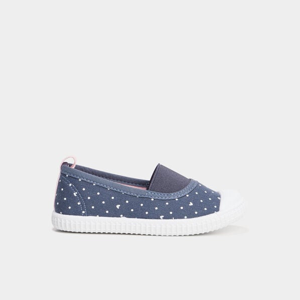 ballerines en toile bleu marine fille Ballerines en toile bleu marine fille