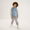 Pantalon de jogging cargo gris clair gar&ccedil;on