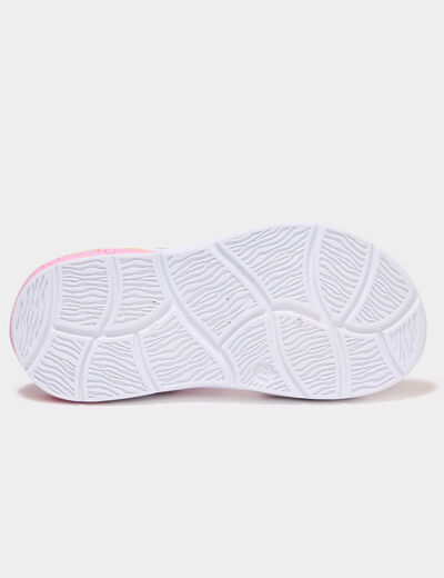 Sandales semelles lumineuses Stitch bleu fille