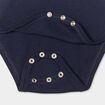 Body col roul&eacute; manches longues coton bleu marine b&eacute;b&eacute; gar&ccedil;on