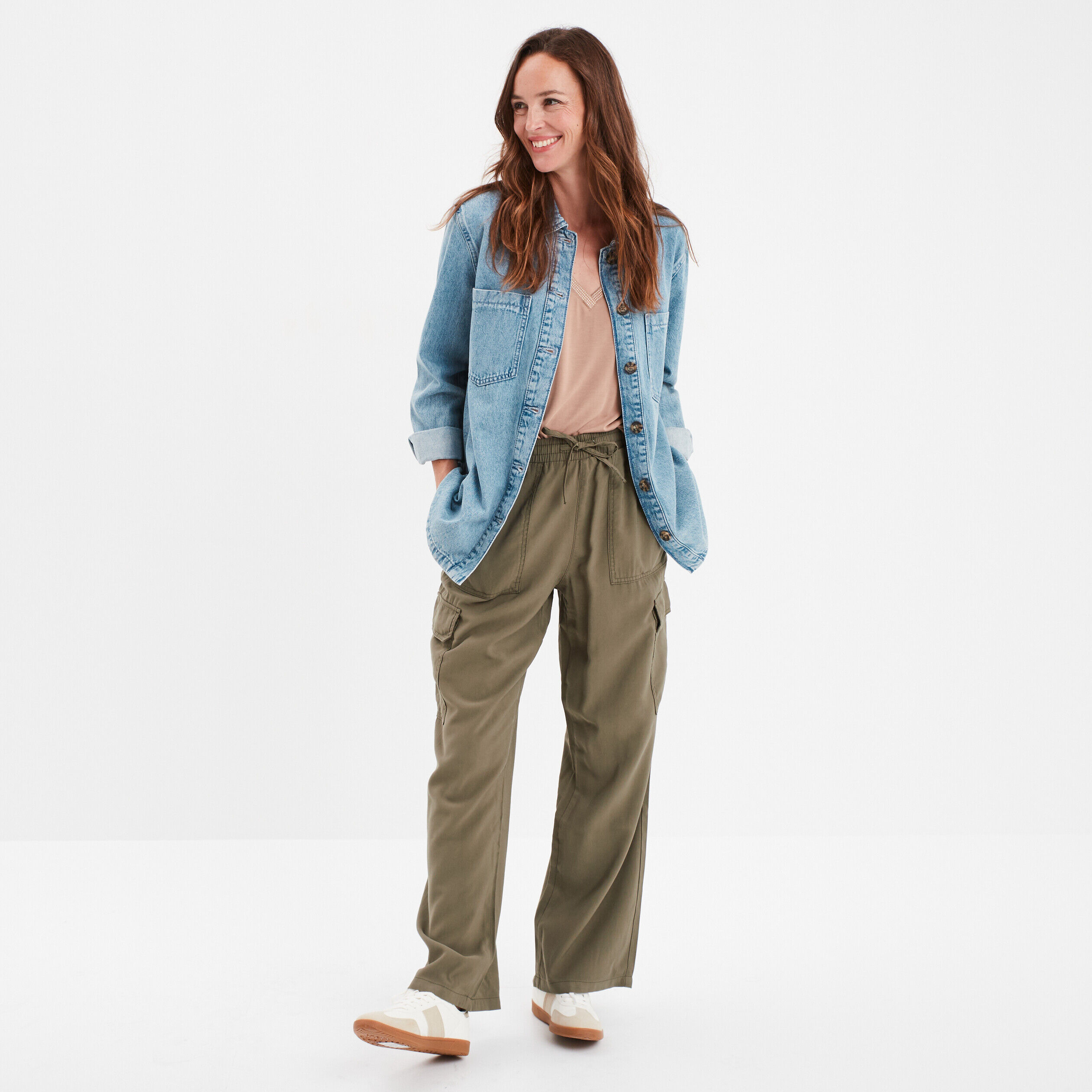 Pantalon droit femme pas cher best sale
