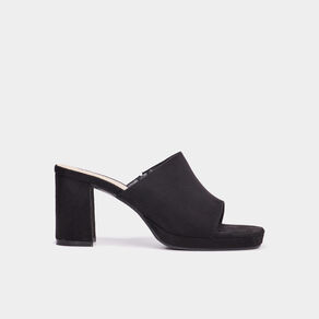 mules a talons noir femme Mules à talons noir femme