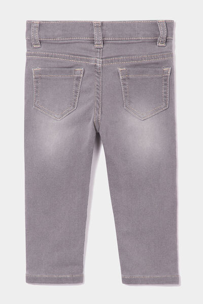 Jeans slim stretch gris bébé garçon