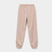 Pantalon de jogging molleton taupe fille