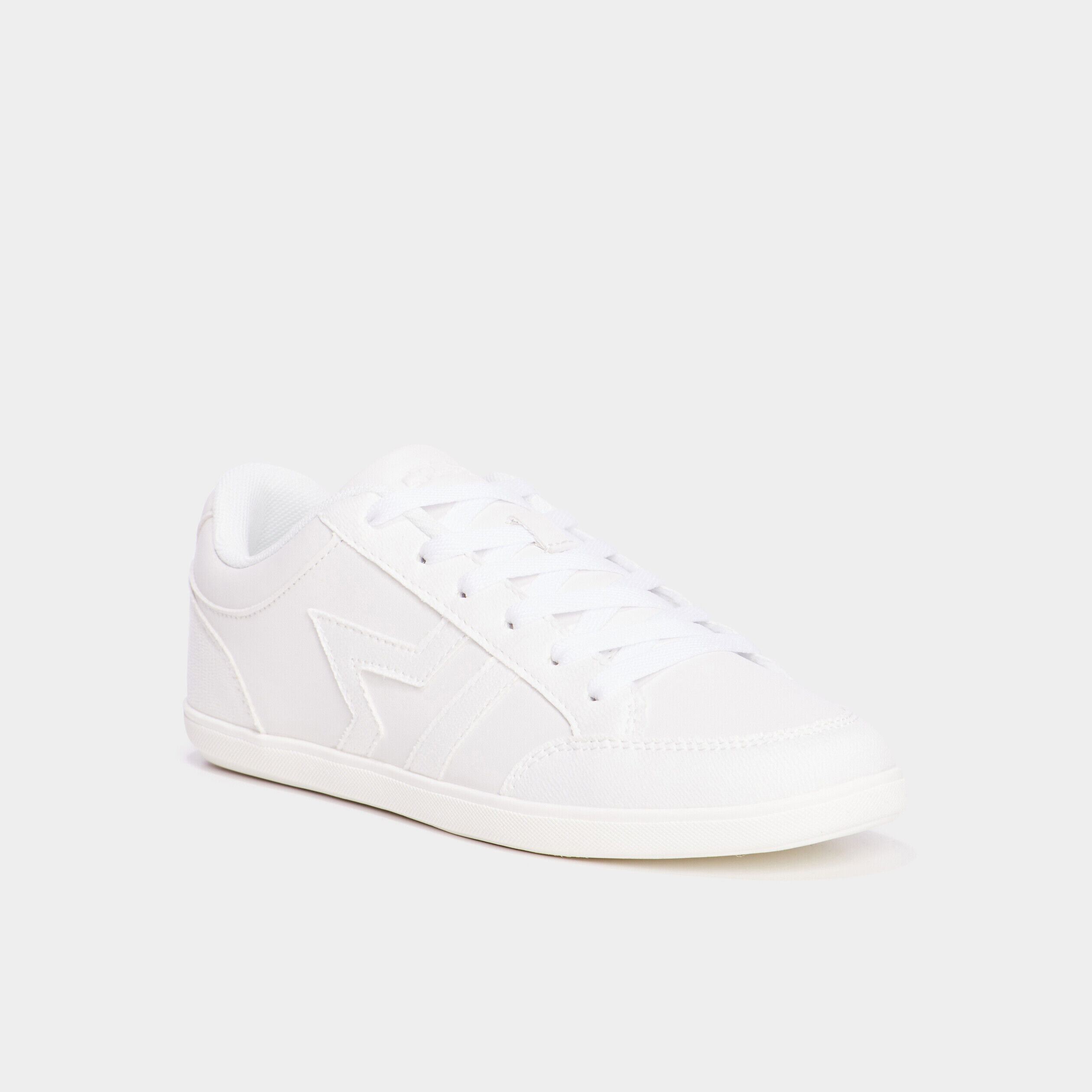 Tennis basses à lacets blanc femme CREEKS