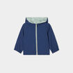 Blouson imperm&eacute;able r&eacute;versible vert pastel b&eacute;b&eacute; gar&ccedil;on
