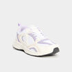 Baskets running &agrave; lacets blanc fille
