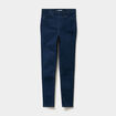 Jegging skinny taille haute denim brut femme