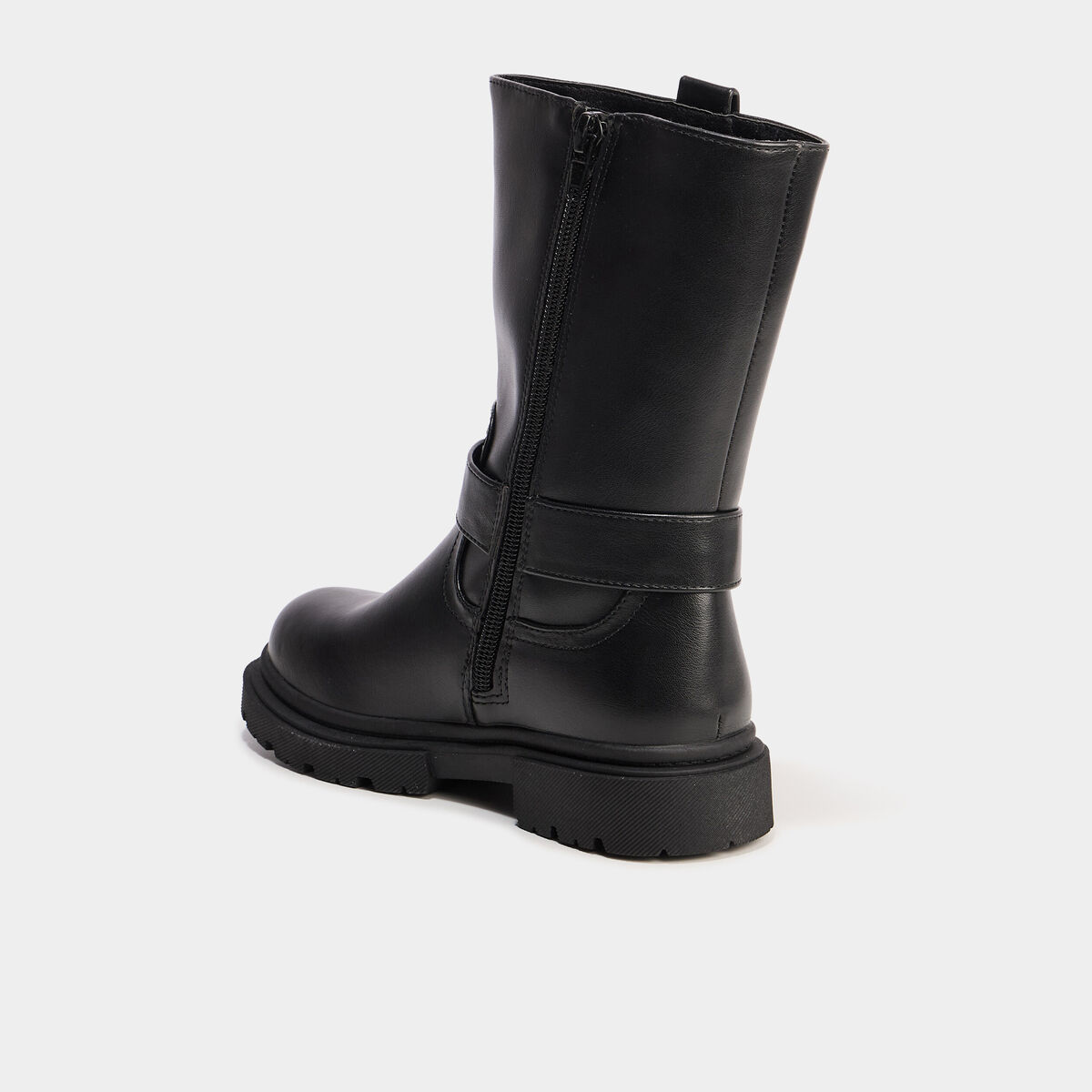 Bottes avec boucles noir fille