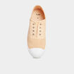 Tennis basses en toile à enfiler rose femme