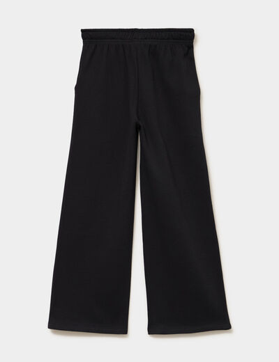 Pantalon de jogging large Hello Kitty noir fille