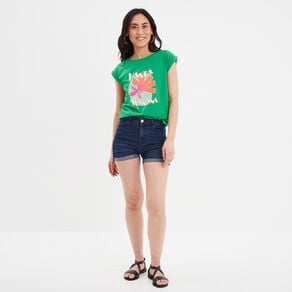short en jean slim denim brut femme Short en jean slim denim brut femme