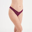 Tanga en dentelle Mosquitos rouge femme