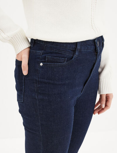 Jeans skinny 7/8ème denim brut femme