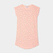 Chemise de nuit manches courtes orange corail fille