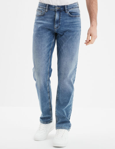 Jean stretch coupe regular denim double stone homme