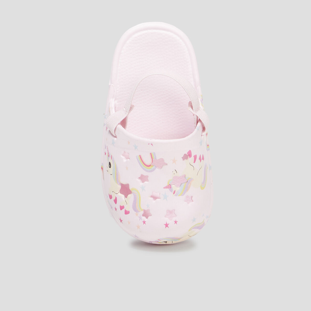 Sabots de plage à brides élastiquées multicolore bébé fille