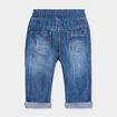 Jeans regular taille élastiquée denim stone bébé garçon