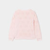 Sweat doux manches longues rose clair fille