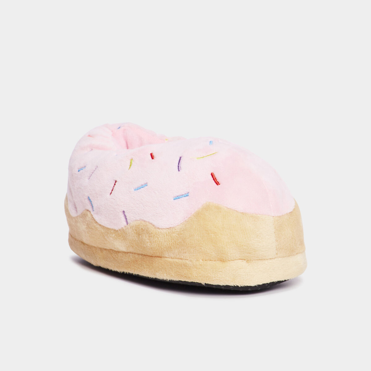 Chaussons aspect velours multicolore fille