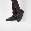Baskets avec semelle &eacute;paisse noir femme