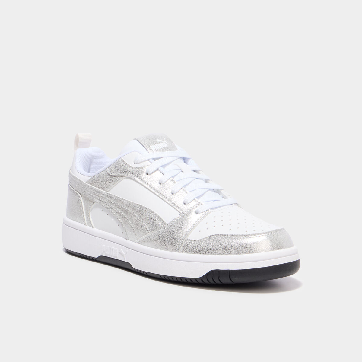 Tennis Rebound V6 Puma gris argent femme