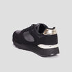 Tennis basses à lacets Champion noir femme