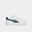 Tennis basses à scratchs Puma Caven blanc garçon