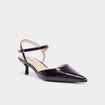 Escarpins vernis kitten heels noir femme