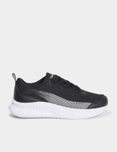 Baskets running noir femme