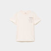 T-shirt manches courtes coton Pok&eacute;mon ivoire femme