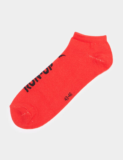 Lot 5 paires chaussettes invisibles multicolore homme