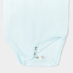 Lot 3 body sans manches coton vert turquoise bébé