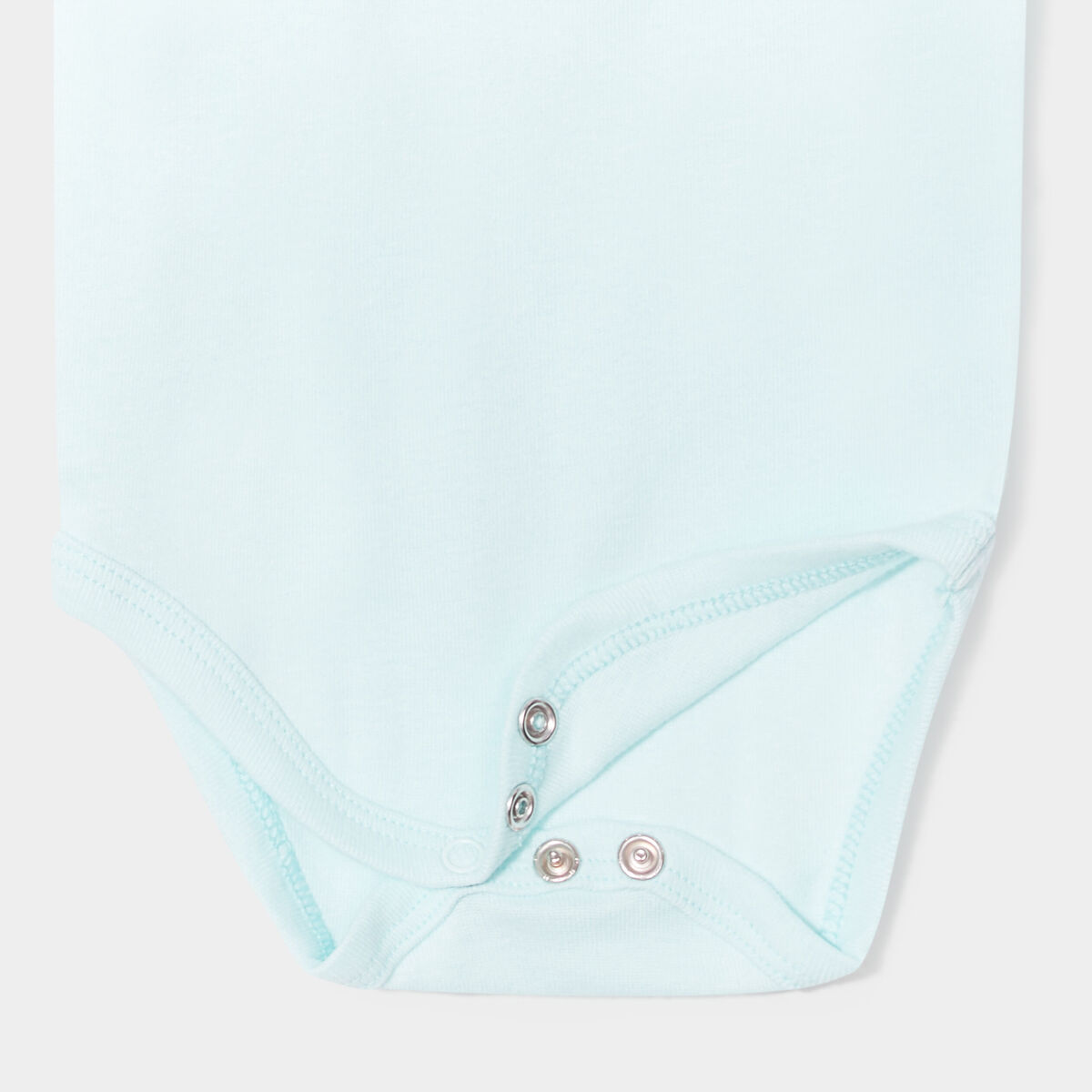 Lot 3 body sans manches coton vert turquoise bébé