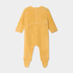 Dors-bien manches longues effet velours jaune or bébé garçon