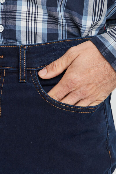 Jeans regular denim brut homme