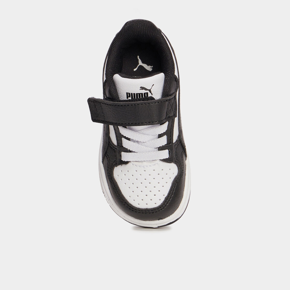 Tennis basses à scratchs Puma Lite noir bébé garçon