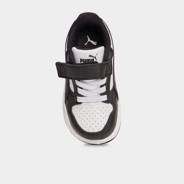 tennis basses a scratchs puma lite noir bebeg Tennis basses à scratchs Puma Lite noir bébé garçon