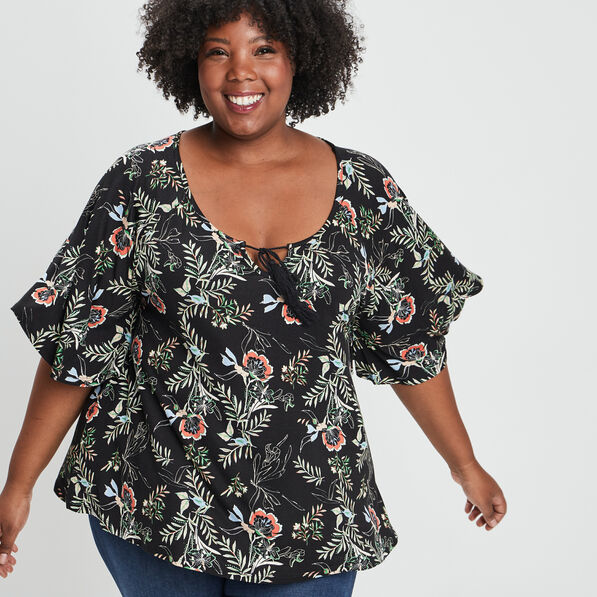 t shirt manches courtes noir femmegt T-shirt manches courtes noir femme grande taille