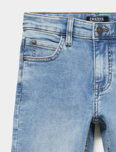 Jeans regular 5 poches denim double stone gar&ccedil;on