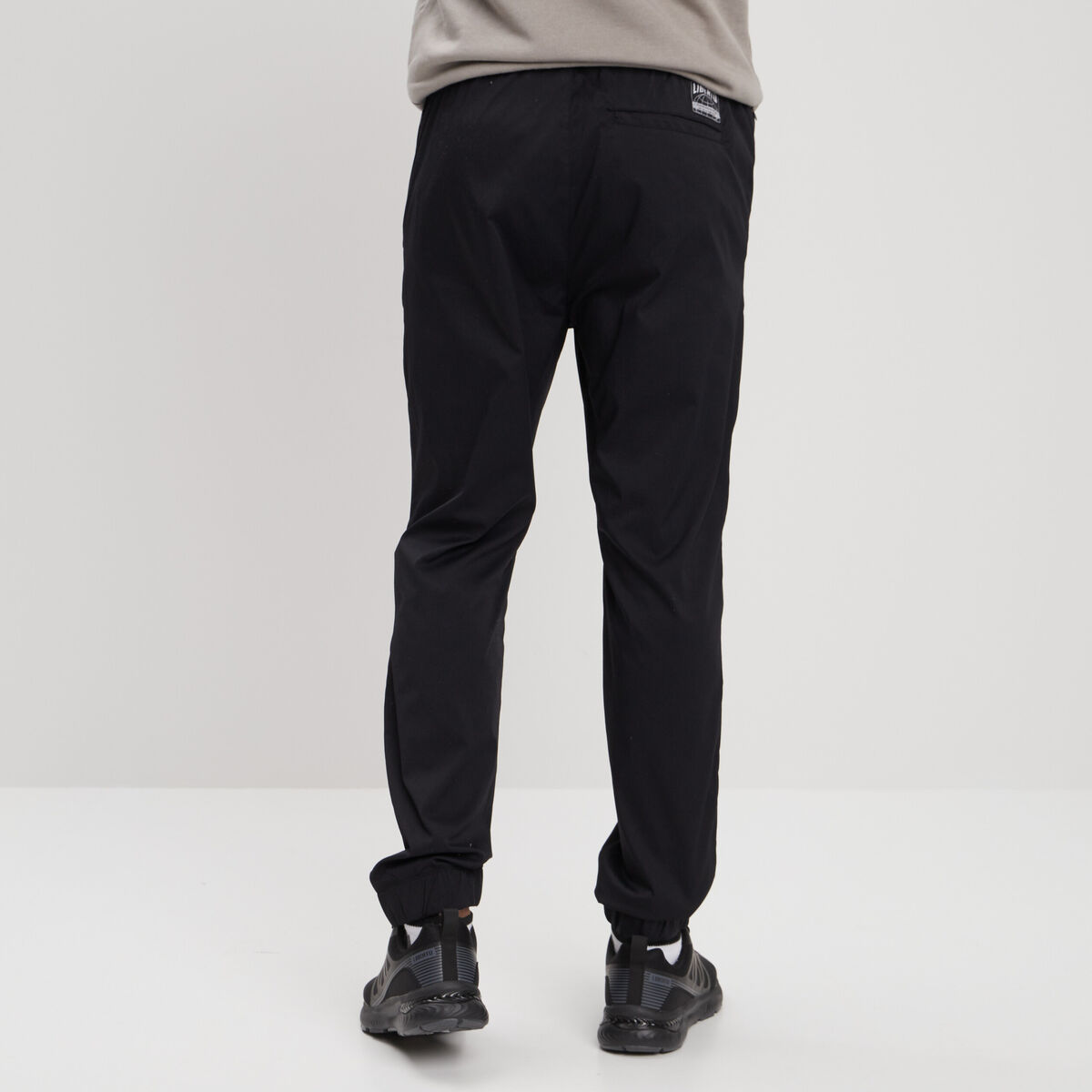 Pantalon de jogging taille à coulisse noir homme