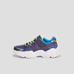 Baskets running Skechers Wavertronic bleu garçon