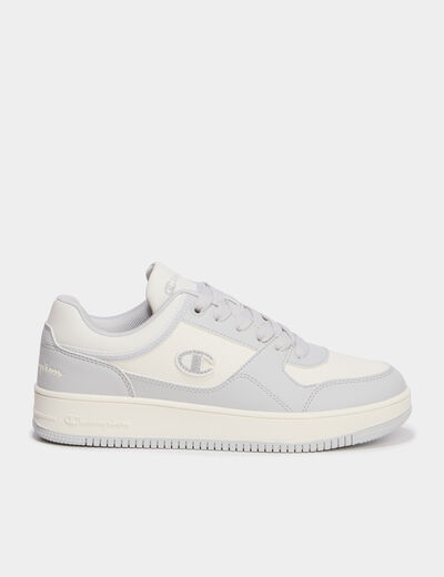 Baskets &agrave; lacets RD18 LOW Champion bleu gris femme