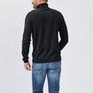 Pull avec col roulé noir homme