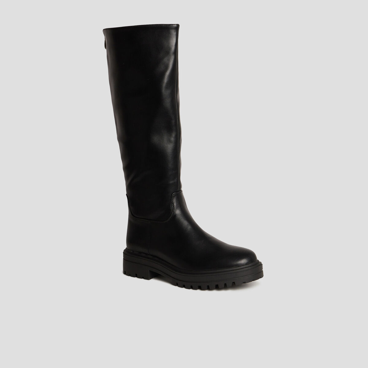 Bottes semelle chunky noir femme