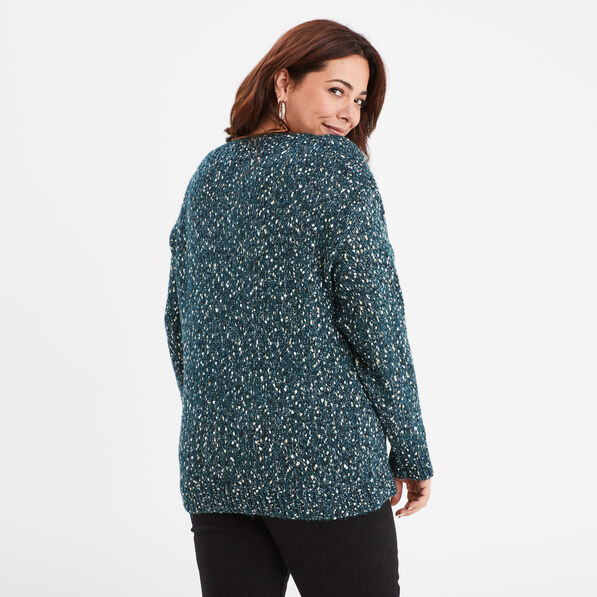 Pull col bateau bleu canard femme grande taille