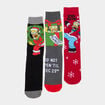 Lot 3 paires chaussettes Les Simpsons multicolore homme
