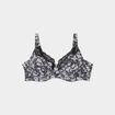 Soutien-gorge emboitant microfibre noir femme grande taille