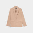 Veste blazer 2 poches Mosquitos marron femme