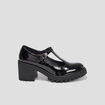 Loafers salomé vernies crantées Liberto noir femme